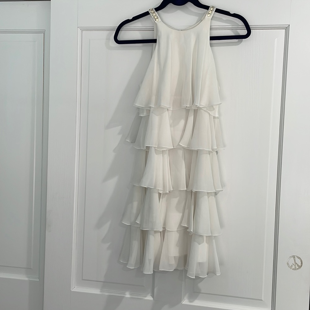 BCBG homecoming dress, white, Sz XXS